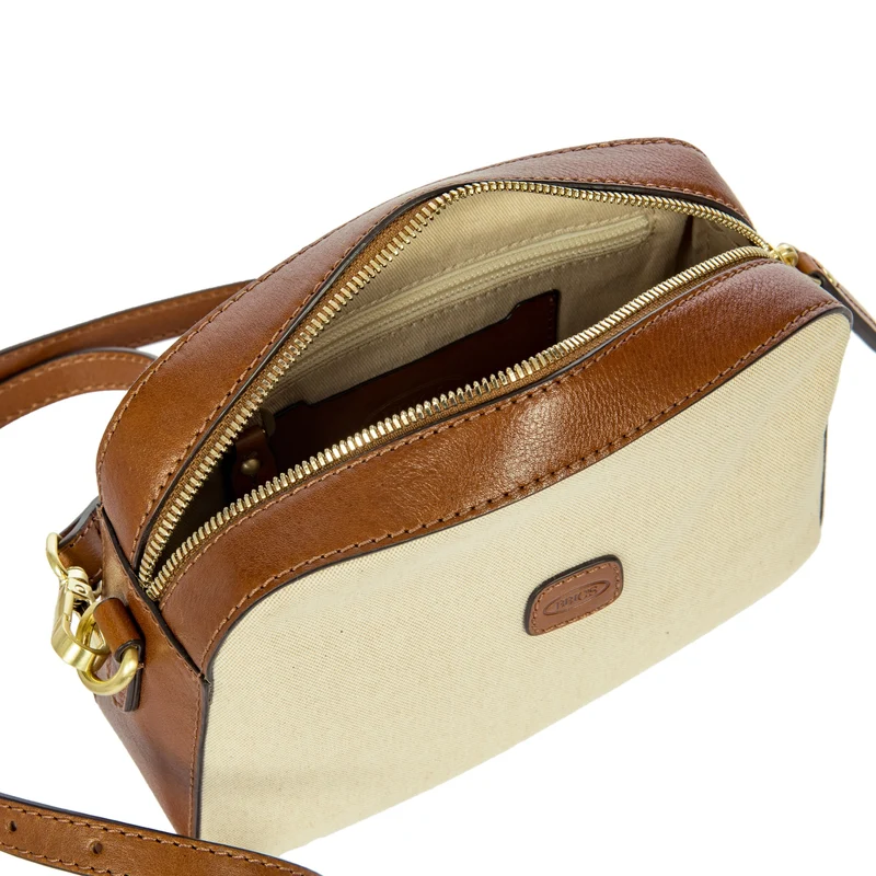 Brics Volterra Trama - Bolso bandolera 21 cm (cappuccino)