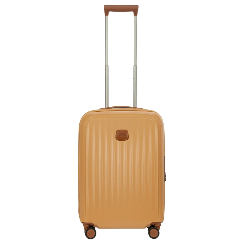 Brics Taormina - Trolley de cabina con 4 ruedas S 55 cm expandible USB (honig)