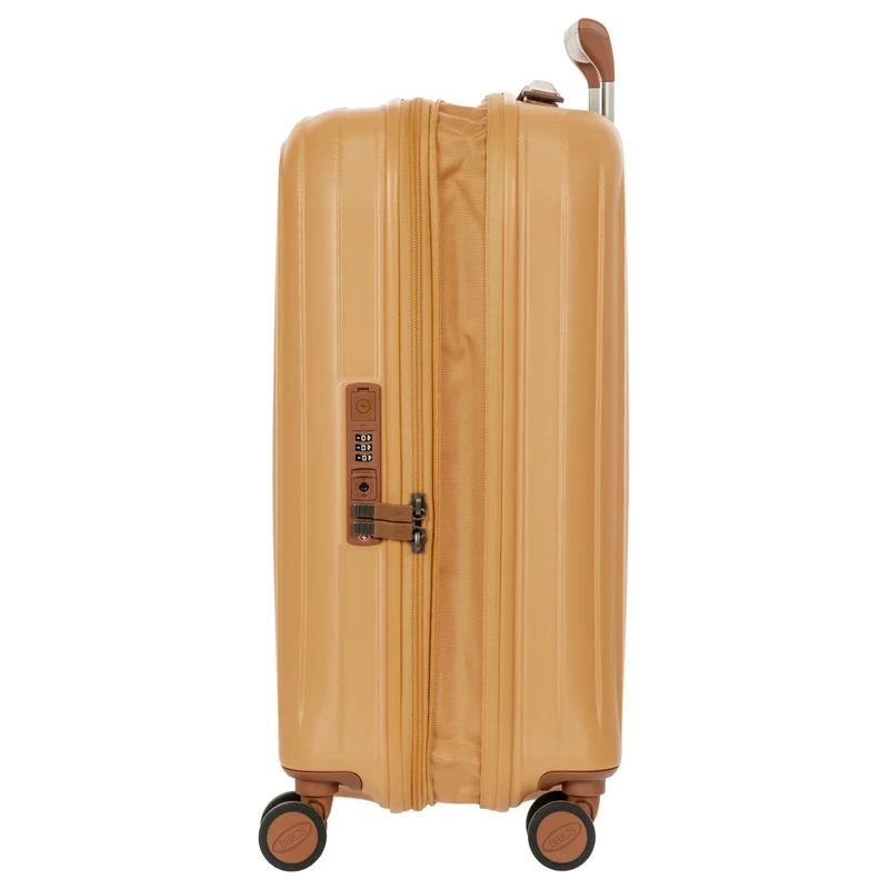 Brics Taormina - Trolley de cabina con 4 ruedas S 55 cm expandible USB (honig)