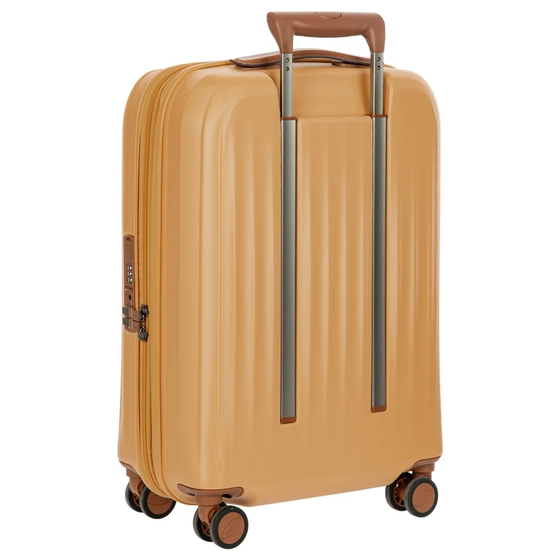 Brics Taormina - Trolley de cabina con 4 ruedas S 55 cm expandible USB (honig)