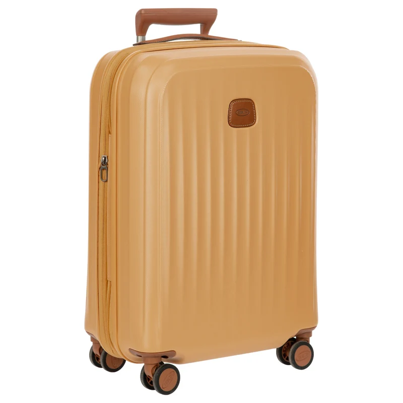 Brics Taormina - Trolley de cabina con 4 ruedas S 55 cm expandible USB (honig)