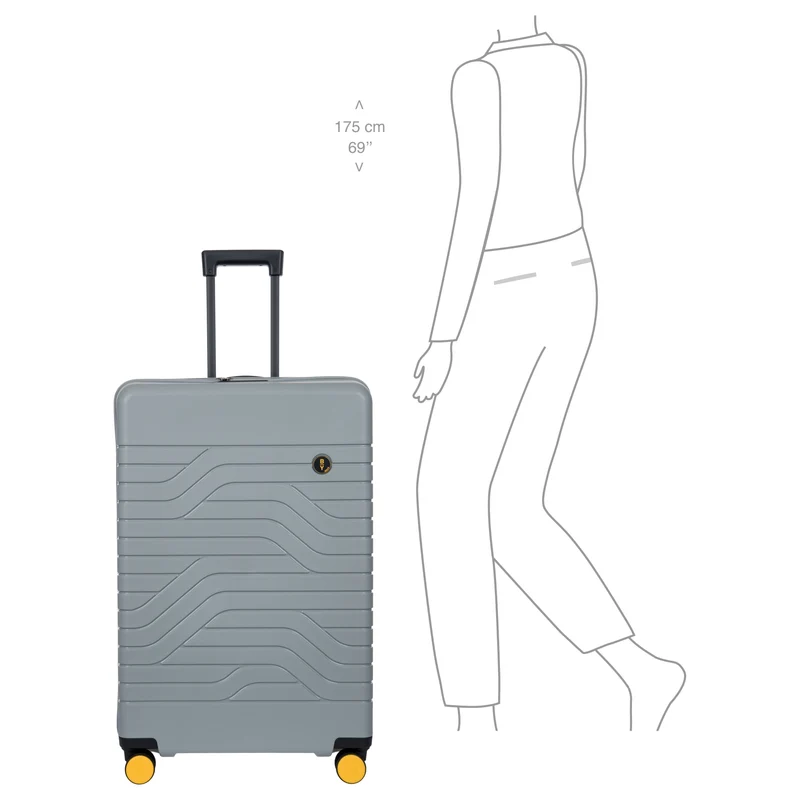 Brics Ulisse - Trolley de 4 ruedas 79 cm expandible