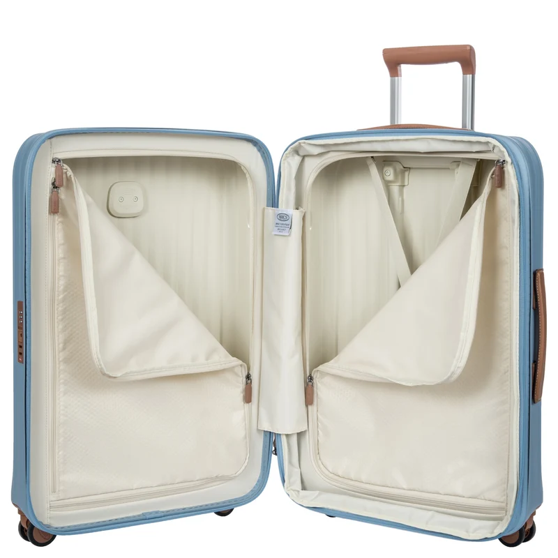 Brics Taormina - Trolley de 4 ruedas M 69 cm expandible (hellblau)