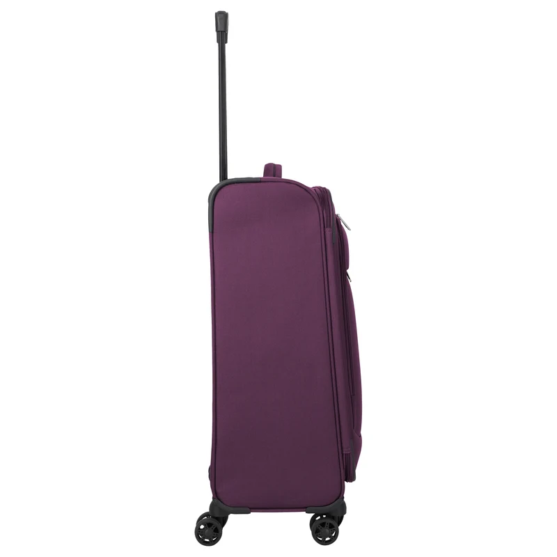 Travelite Priego - Trolley de 4 ruedas 66 cm (berry)