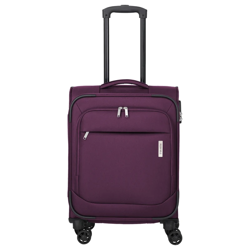 Travelite Priego - Trolley de cabina con 4 ruedas 55 cm (berry)
