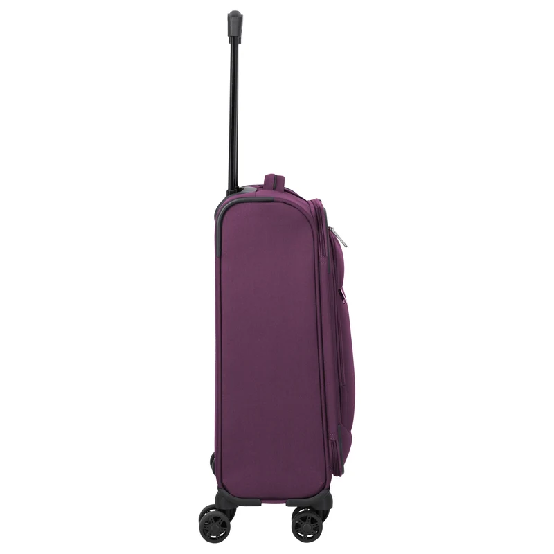 Travelite Priego - Trolley de cabina con 4 ruedas 55 cm (berry)