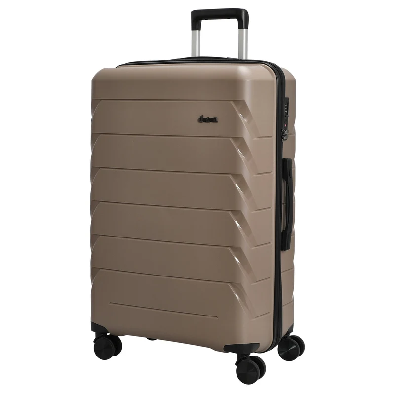 D&N Travel Line 4100 - Trolley de 4 ruedas L 74 cm (taupe)