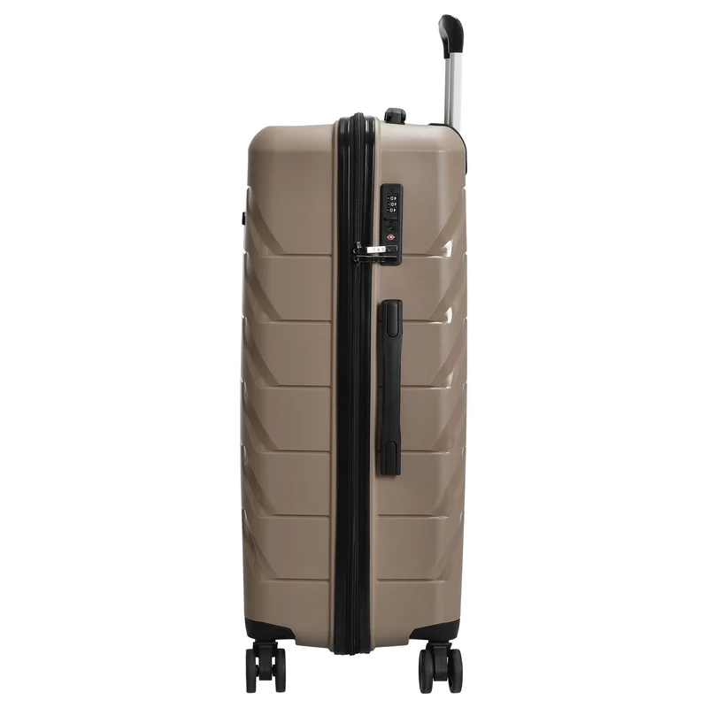 D&N Travel Line 4100 - Trolley de 4 ruedas L 74 cm (taupe)
