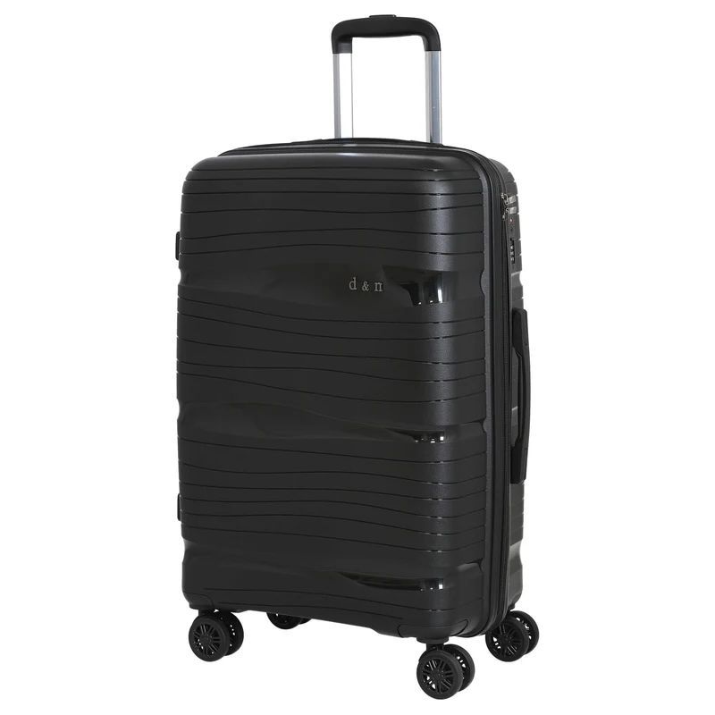 D&N Travel Line 4300 - Trolley de 4 ruedas M 66 cm (black)