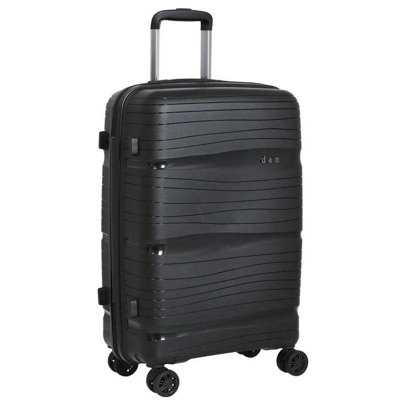 D&N Travel Line 4300 - Trolley de 4 ruedas M 66 cm (black)