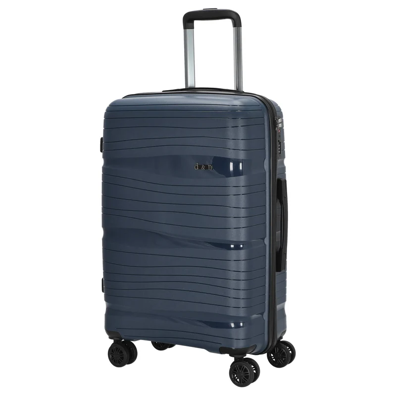 D&N Travel Line 4300 - Trolley de 4 ruedas M 66 cm (dunkelblau)