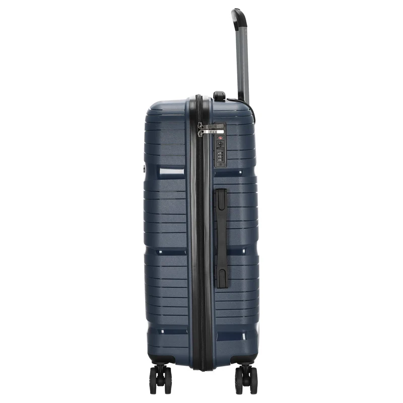 D&N Travel Line 4300 - Trolley de 4 ruedas M 66 cm (dunkelblau)