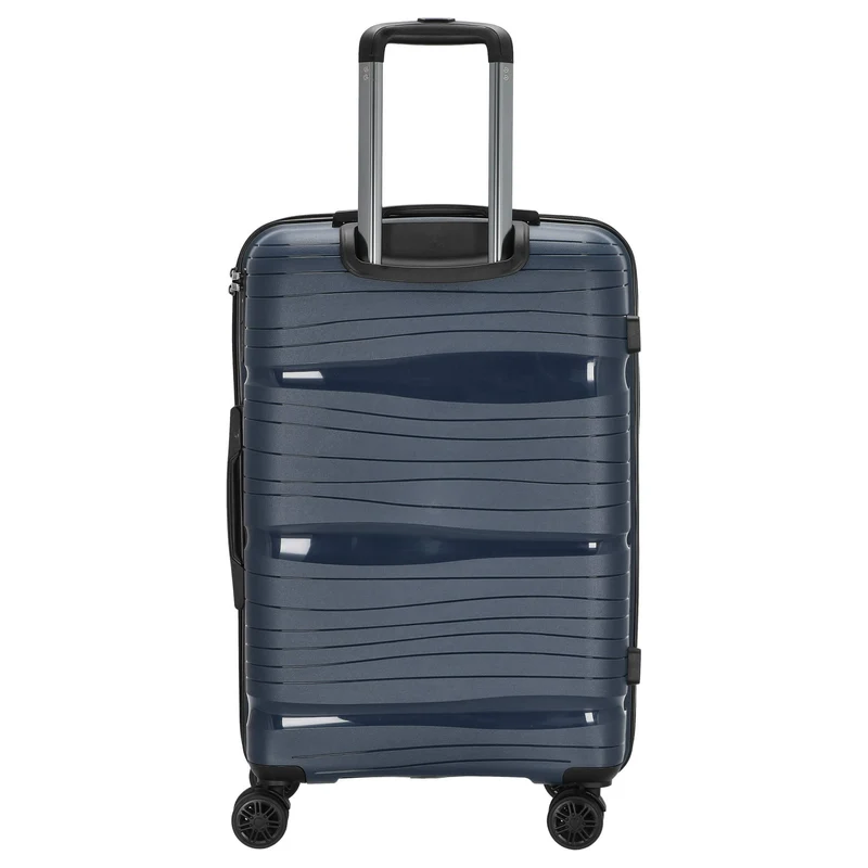 D&N Travel Line 4300 - Trolley de 4 ruedas M 66 cm (dunkelblau)
