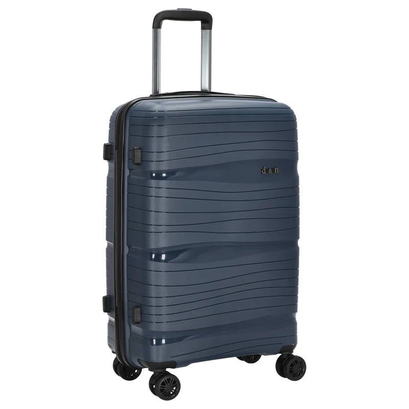 D&N Travel Line 4300 - Trolley de 4 ruedas M 66 cm (dunkelblau)