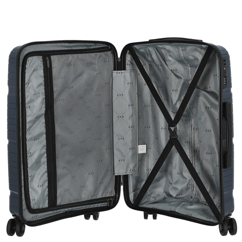 D&N Travel Line 4300 - Trolley de 4 ruedas M 66 cm (dunkelblau)