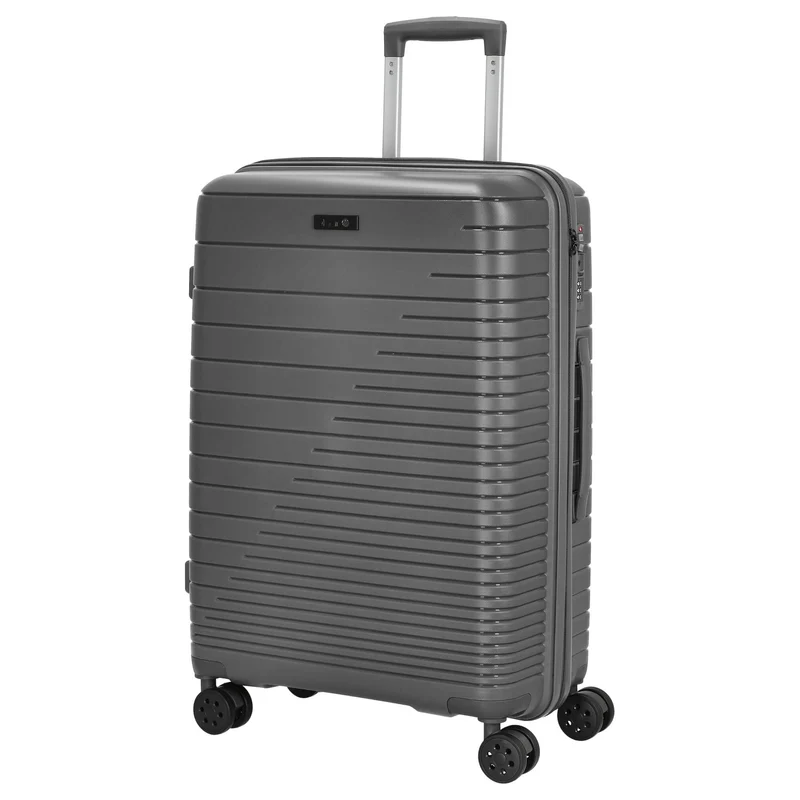 D&N Travel Line 4600 - Trolley de 4 ruedas M 65 cm (grey)