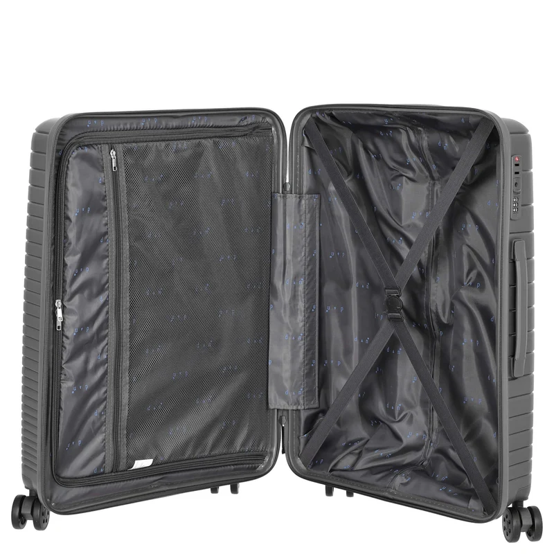 D&N Travel Line 4600 - Trolley de 4 ruedas M 65 cm (grey)