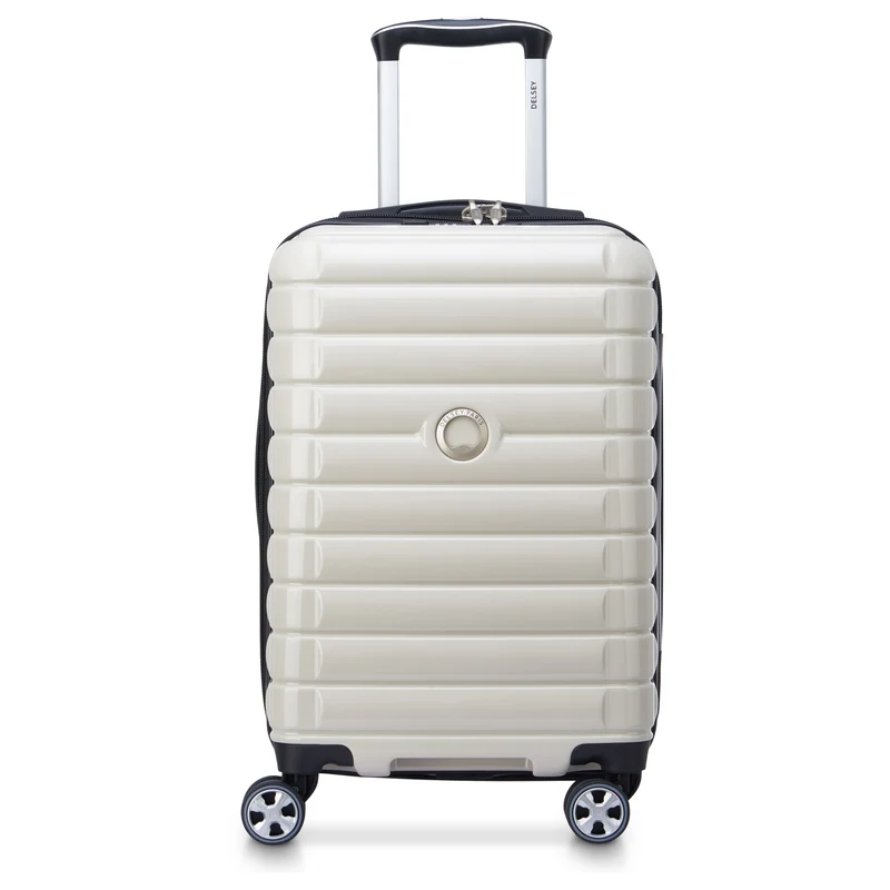 Delsey Paris Shadow 5.0 - Trolley de cabina con 4 ruedas y USB 55 cm (elfenbein)