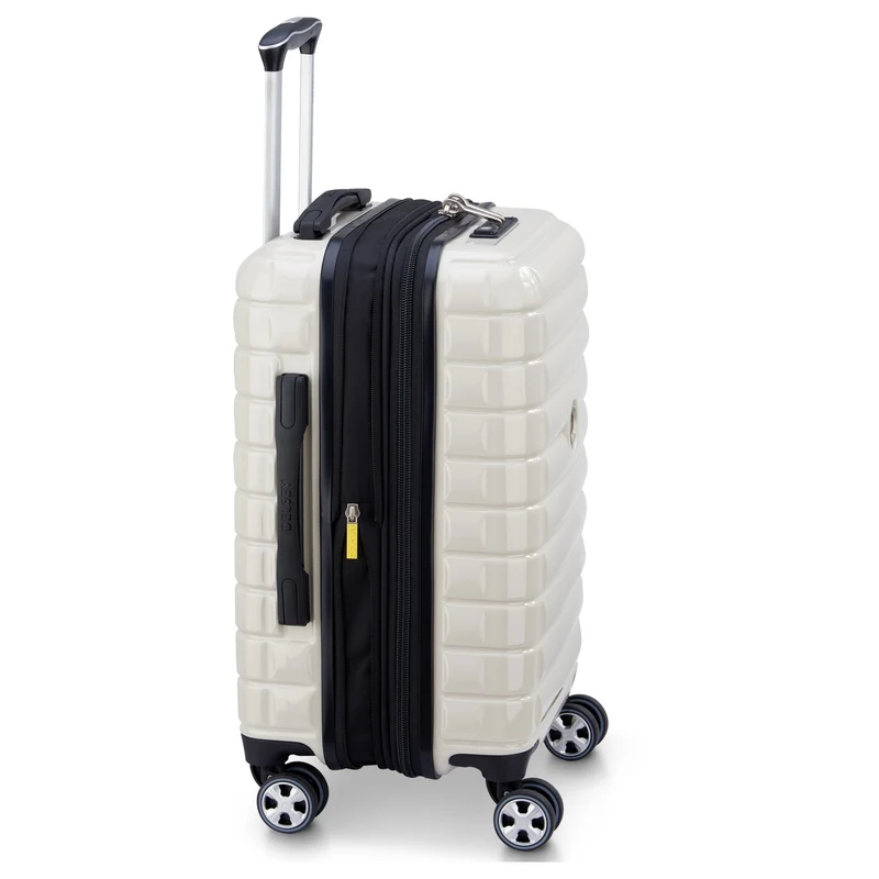 Delsey Paris Shadow 5.0 - Trolley de cabina con 4 ruedas y USB 55 cm (elfenbein)