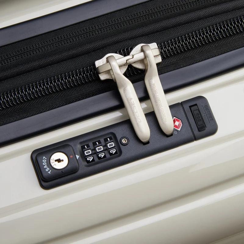 Delsey Paris Shadow 5.0 - Trolley de cabina con 4 ruedas y USB 55 cm (elfenbein)