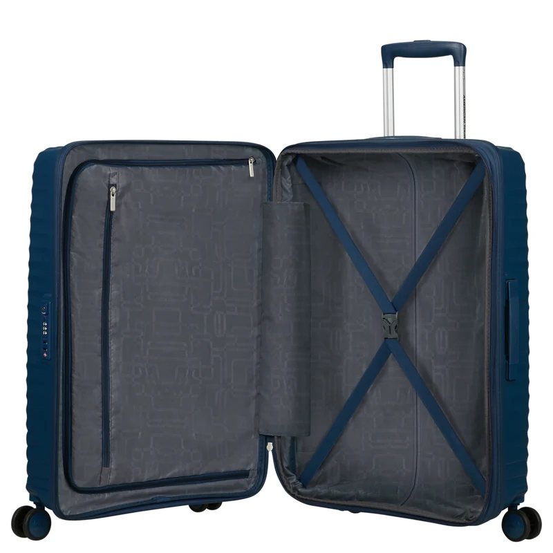 American Tourister Selection Diablast - Trolley de 4 ruedas 68 cm ampliable (darkwave blue)