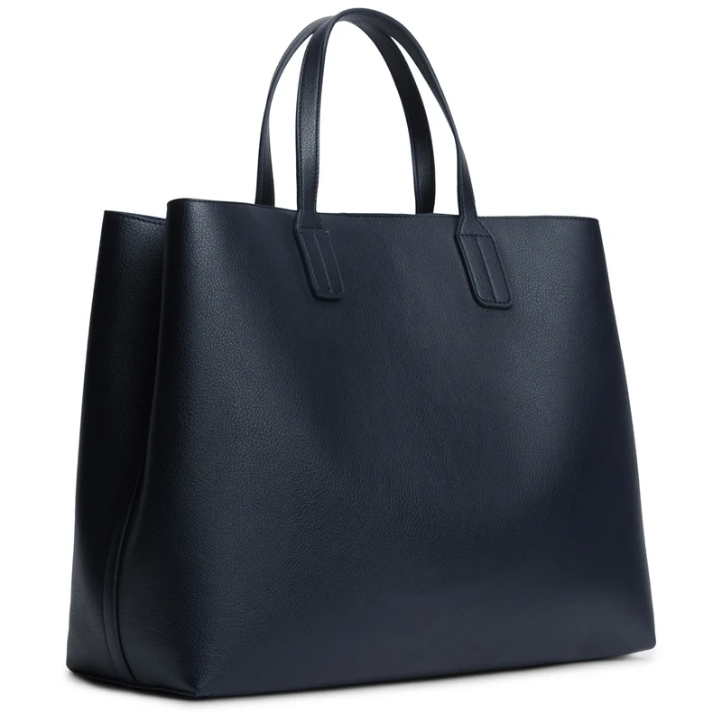 Tommy Hilfiger Icon Satchel - Bolso de mano 38 cm (space blue)