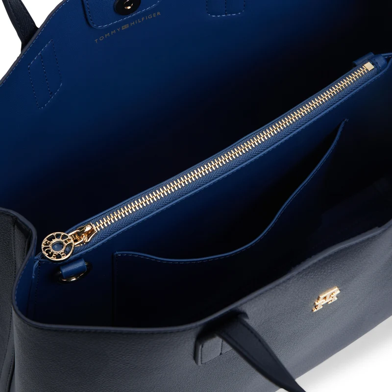 Tommy Hilfiger Icon Satchel - Bolso de mano 38 cm (space blue)