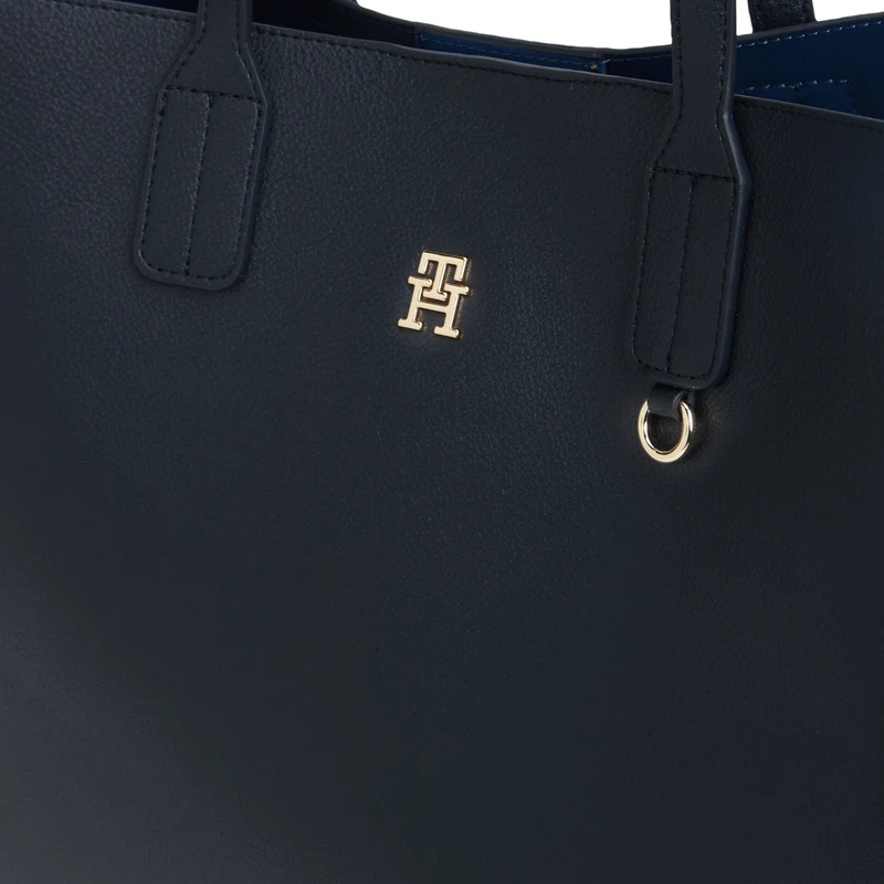 Tommy Hilfiger Icon Satchel - Bolso de mano 38 cm (space blue)