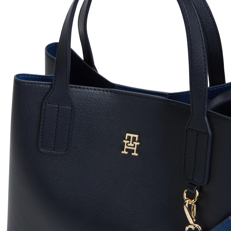 Tommy Hilfiger Icon Mini Satchel - Bolso de mano 28 cm (space blue)