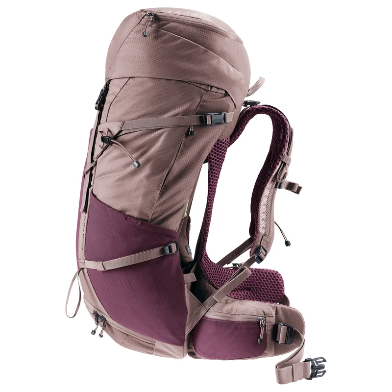Deuter Futura Pro 38 SL - Mochila de senderismo 64 cm (cassis-ashrose)