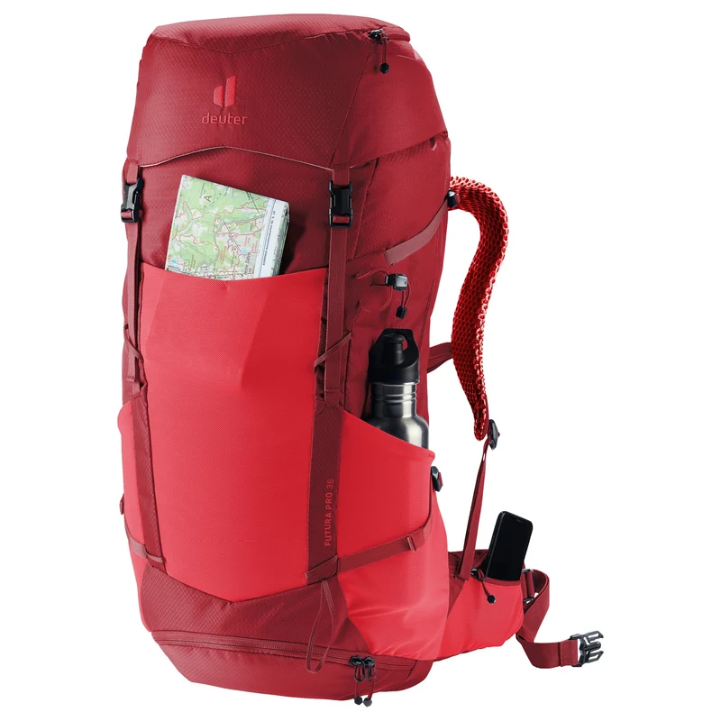 Deuter Futura Pro 36 - Mochila de senderismo 69 cm (cherry-masala)