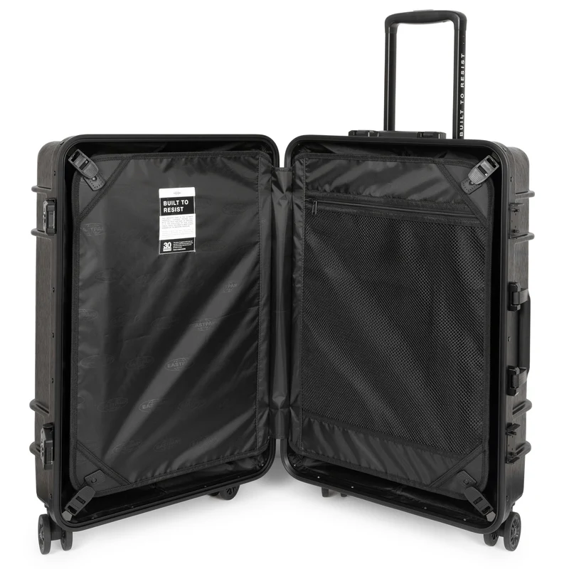 Eastpak selection Resist'r Case - Trolley mediano de 4 ruedas 68.5 cm (brushed black)