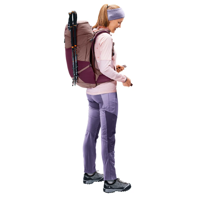 Deuter Futura Pro 34 SL - Mochila de senderismo 63 cm (cassis-ashrose)