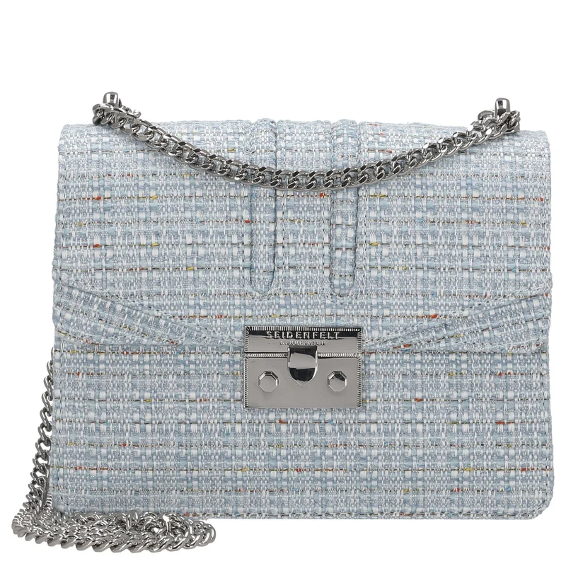 Seidenfelt Roros Tweed - Bolso de hombro 21 cm (sea blue tweed)