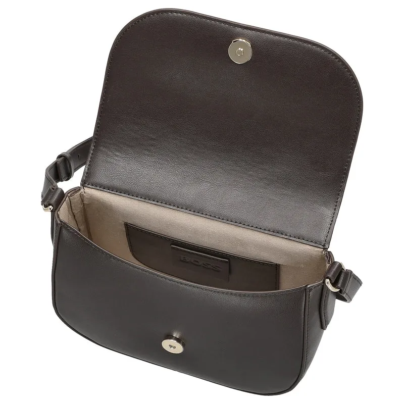 BOSS Women Numah - Bolso bandolera 22 cm (dark brown)