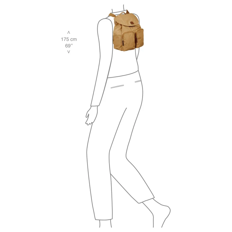 Brics X-Travel - Mochila XS 27 cm (honey)