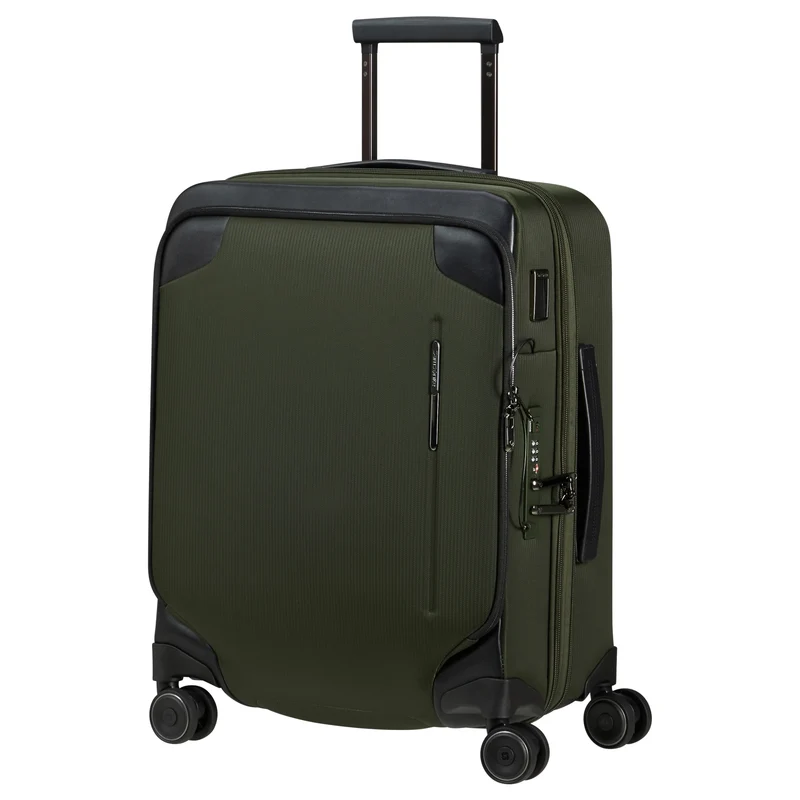 Samsonite Splendix - Trolley de cabina S 4 ruedas 55 cm expandible (grün/schwarz)