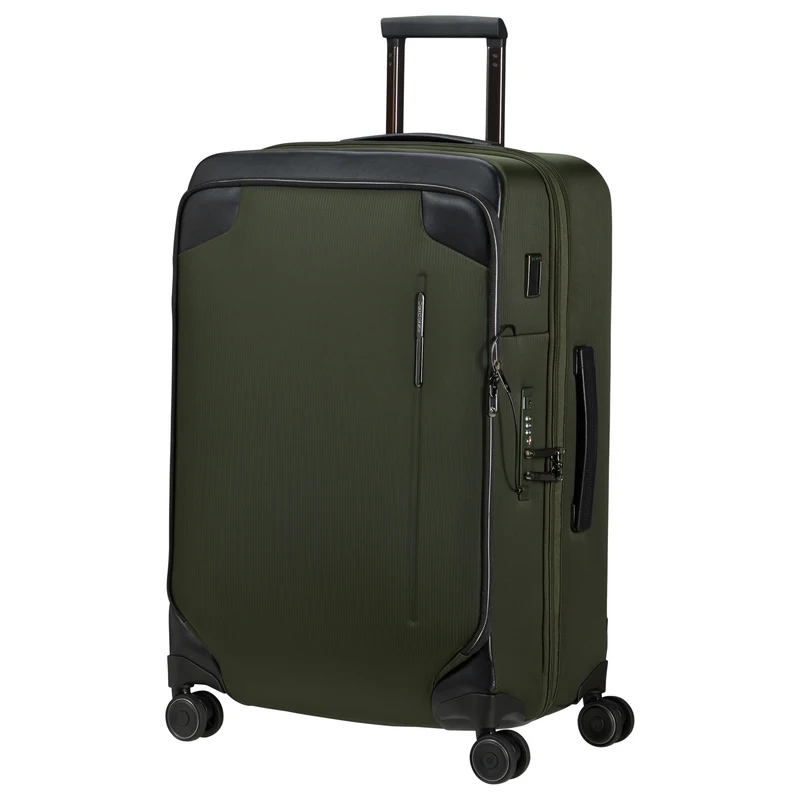 Samsonite Splendix - Trolley de 4 ruedas M 67 cm expandible (grün/schwarz)