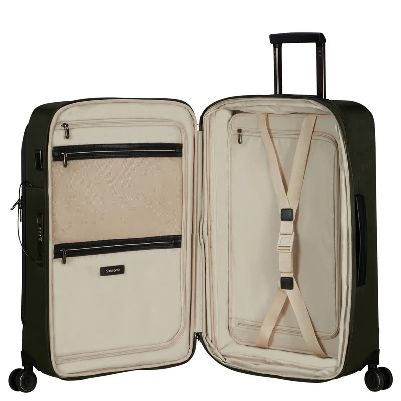 Samsonite Splendix - Trolley de 4 ruedas M 67 cm expandible (grün/schwarz)