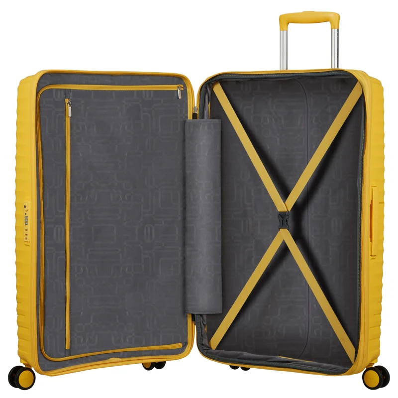 American Tourister Selection Diablast - Trolley de 4 ruedas 77 cm ampliable (digital yellow)