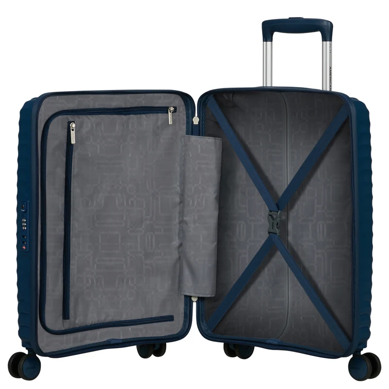 American Tourister Selection Diablast - Trolley de cabina con 4 ruedas 55 cm (darkwave blue)