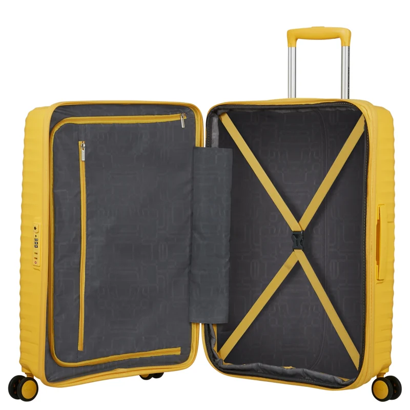 American Tourister Selection Diablast - Trolley de 4 ruedas 68 cm ampliable (digital yellow)