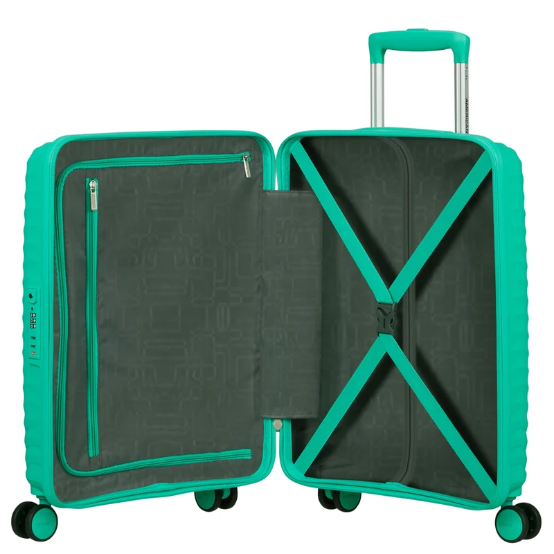 American Tourister Selection Diablast - Trolley de cabina con 4 ruedas 55 cm (cyber aqua)