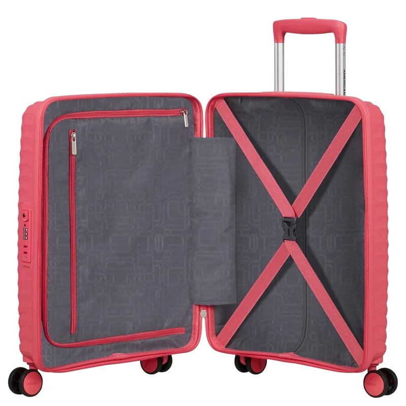 American Tourister Selection Diablast - Trolley de cabina con 4 ruedas 55 cm (pink glitch)