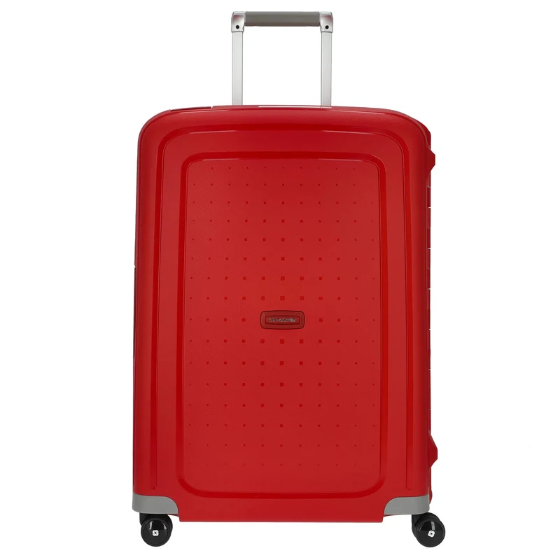 Samsonite S Cure Spinner - Trolley mediano con 4 ruedas 69 cm (crimson red)