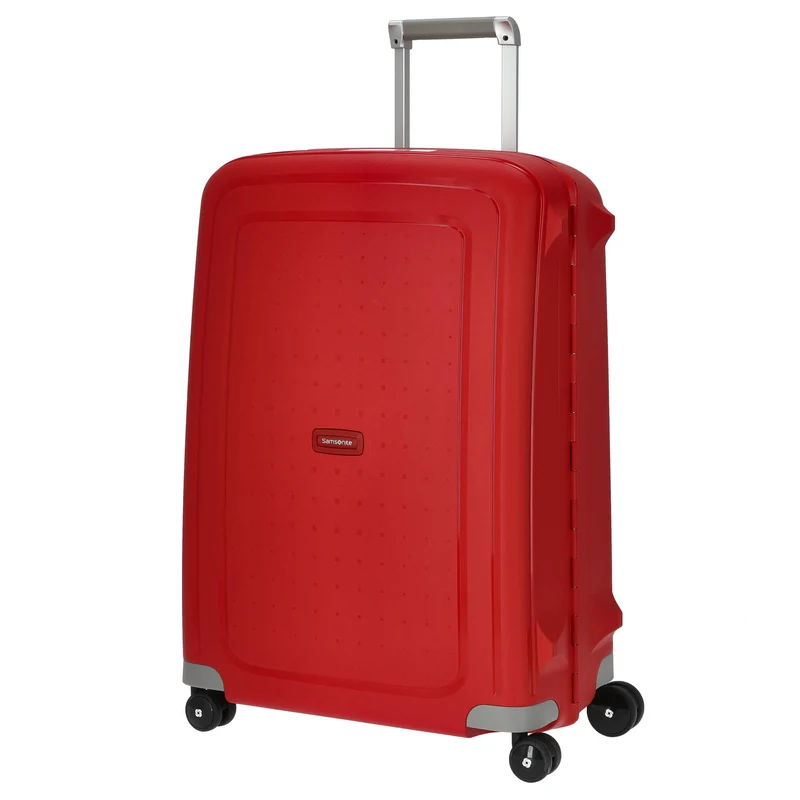 Samsonite S Cure Spinner - Trolley mediano con 4 ruedas 69 cm (crimson red)