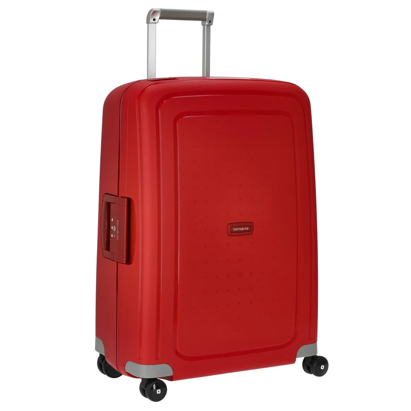 Samsonite S Cure Spinner - Trolley mediano con 4 ruedas 69 cm (crimson red)