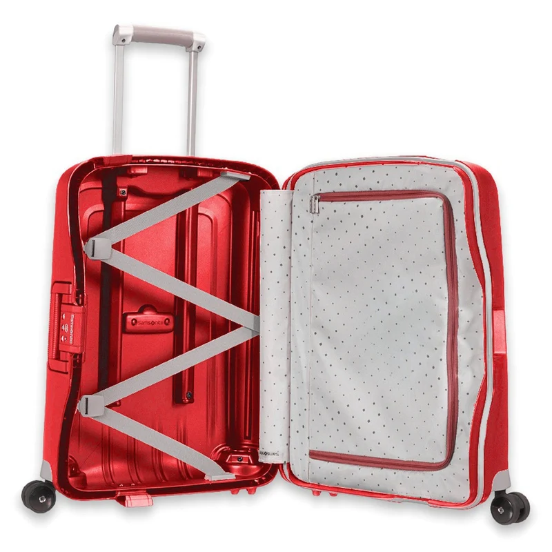 Samsonite S Cure Spinner - Trolley de cabina con 4 ruedas S 55 cm (crimson red)