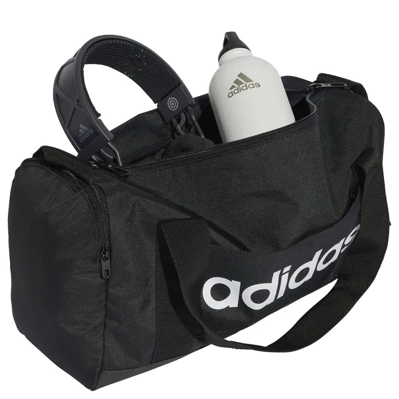 adidas Linear - Bolsa de deporte XS 37 cm (negro/negro/blanco)