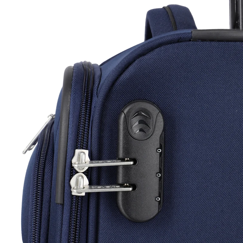 Travelite Priego - Trolley de cabina con 4 ruedas 55 cm (navy)